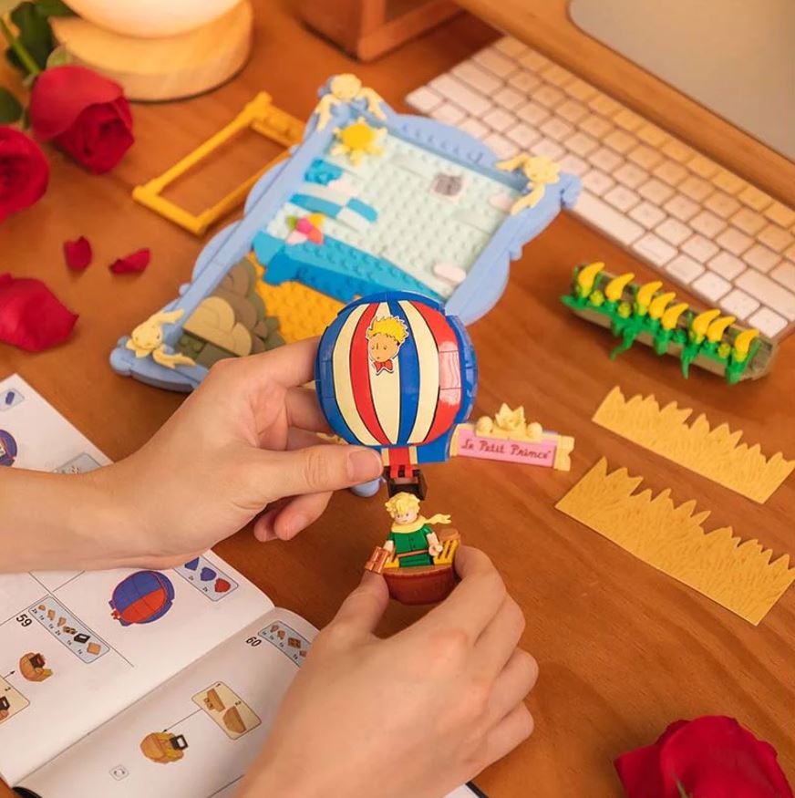 CUADRO EL PRINCIPITO GLOBO AEROSTÁTICO ARMABLE - PANTASY - IRION Juguetería - 