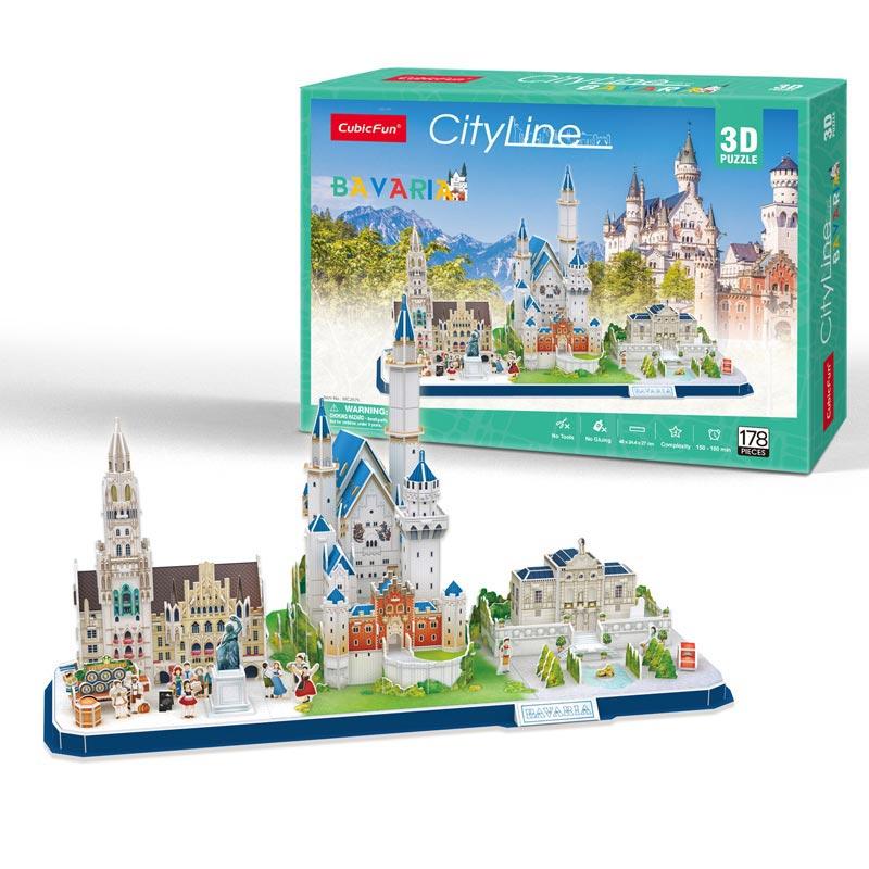 CUBICFUN CITY LINE ALEMANIA BAVARIA 178 Pzs