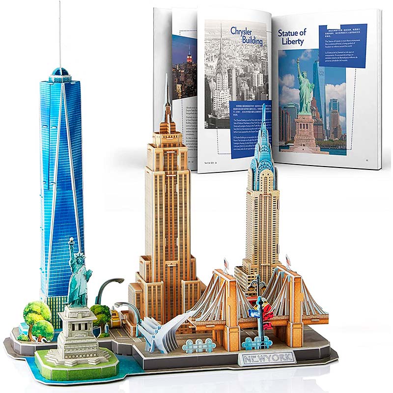 CUBICFUN CITY LINE NEW YORK 123 Pzs - IRION Juguetería - 