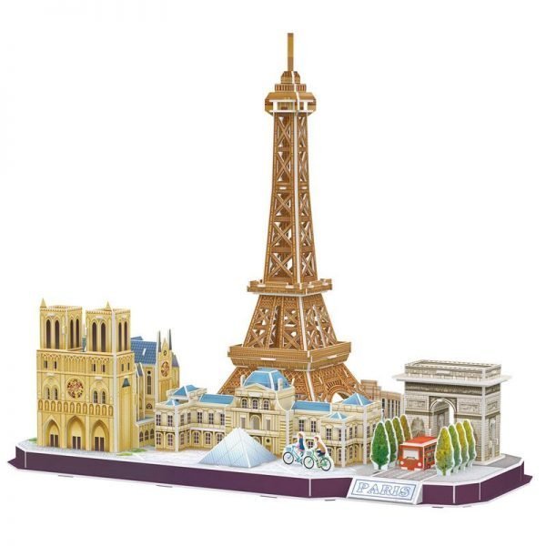 CUBICFUN CITY LINE PUZZLE 3D PARIS (114 PIEZAS) - IRION Juguetería - 