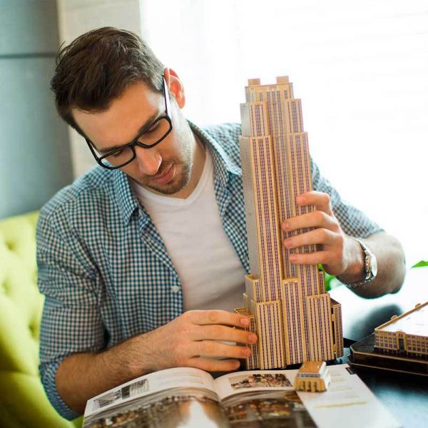 CUBICFUN NATIONAL GEOGRAPHIC EMPIRE STATE BUILDING NEW YORK (66 PIEZAS) - IRION Juguetería - 