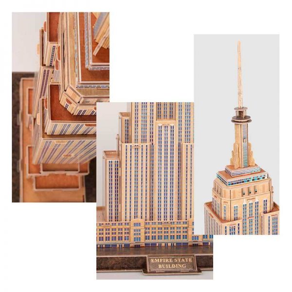 CUBICFUN NATIONAL GEOGRAPHIC EMPIRE STATE BUILDING NEW YORK (66 PIEZAS) - IRION Juguetería - 