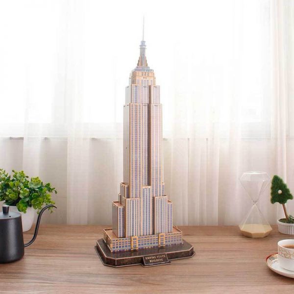CUBICFUN NATIONAL GEOGRAPHIC EMPIRE STATE BUILDING NEW YORK (66 PIEZAS) - IRION Juguetería - 
