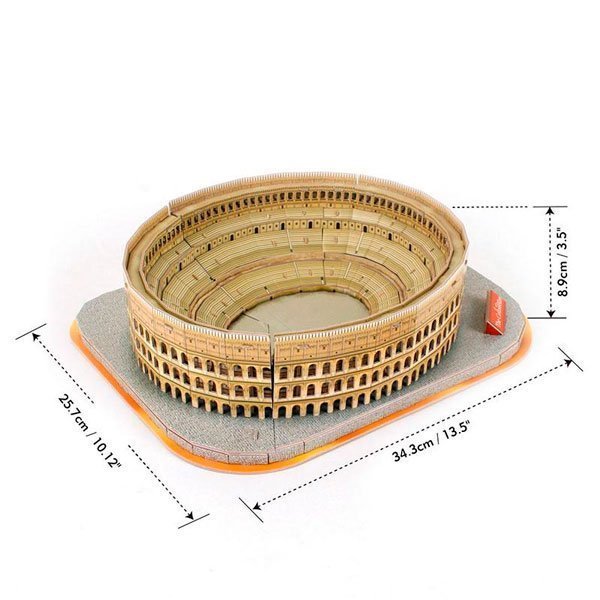 CUBICFUN NATIONAL GEOGRAPHIC ROME THE COLOSSEUM (131 PIEZAS) - IRION Juguetería - 