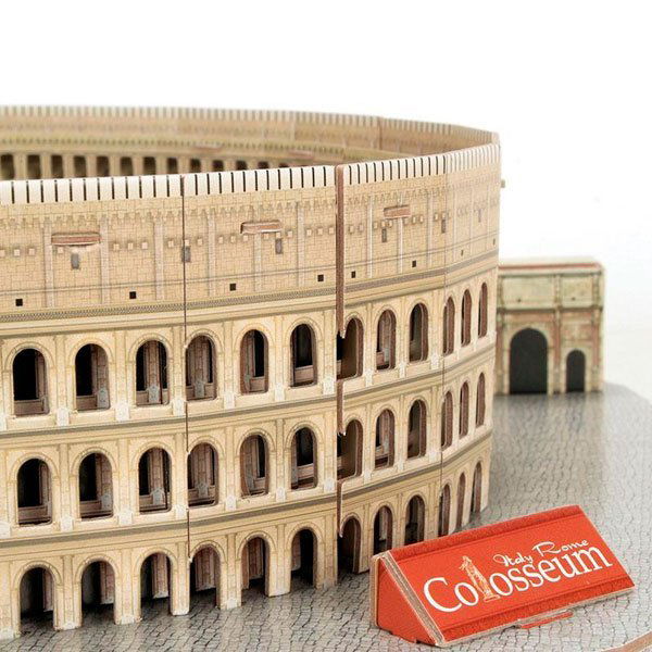 CUBICFUN NATIONAL GEOGRAPHIC ROME THE COLOSSEUM (131 PIEZAS) - IRION Juguetería - 
