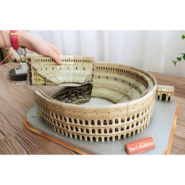 CUBICFUN NATIONAL GEOGRAPHIC ROME THE COLOSSEUM (131 PIEZAS) - IRION Juguetería - 