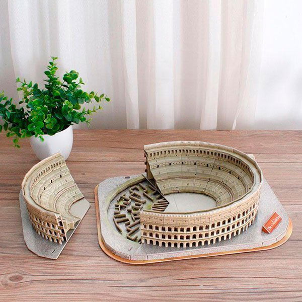 CUBICFUN NATIONAL GEOGRAPHIC ROME THE COLOSSEUM (131 PIEZAS) - IRION Juguetería - 