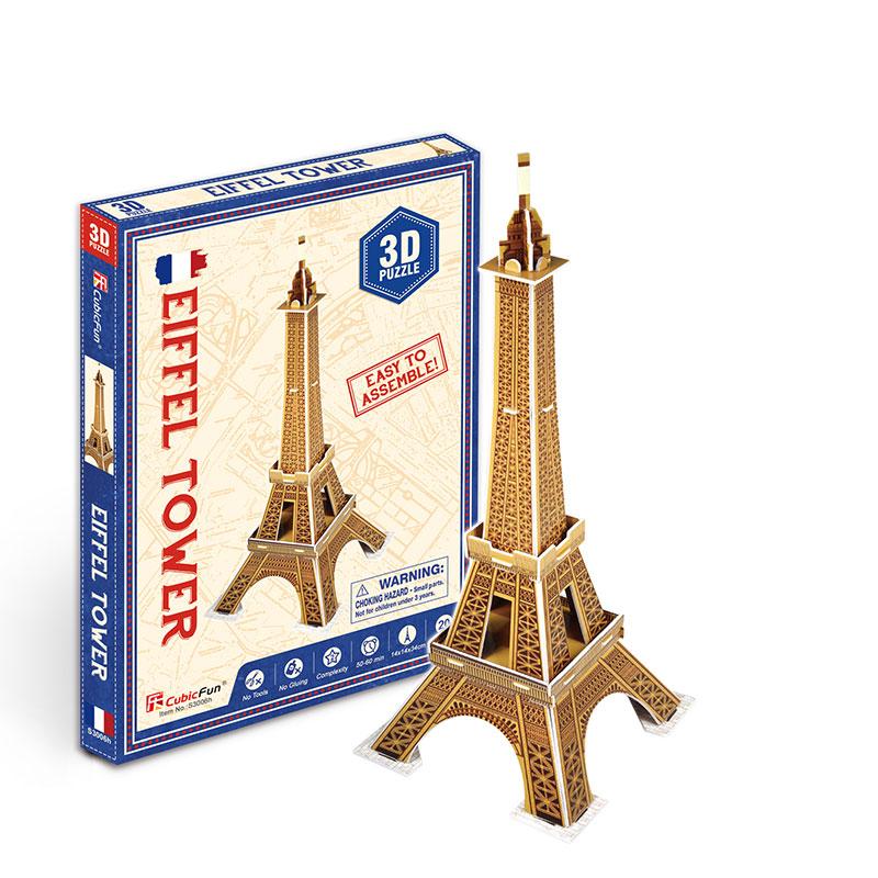 CUBICFUN PUZZLE 3D EIFFEL TOWER MINI (20 PIEZAS)