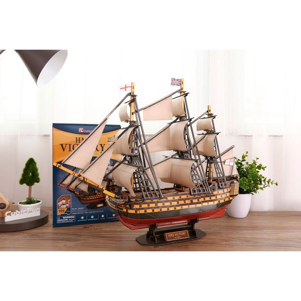 CUBICFUN PUZZLE 3D HMS VICTORY (189 PIEZAS) - IRION Juguetería - 
