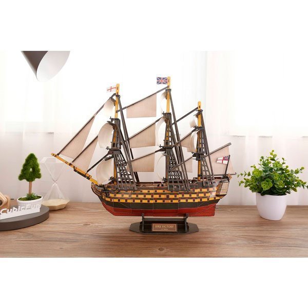 CUBICFUN PUZZLE 3D HMS VICTORY (189 PIEZAS) - IRION Juguetería - 