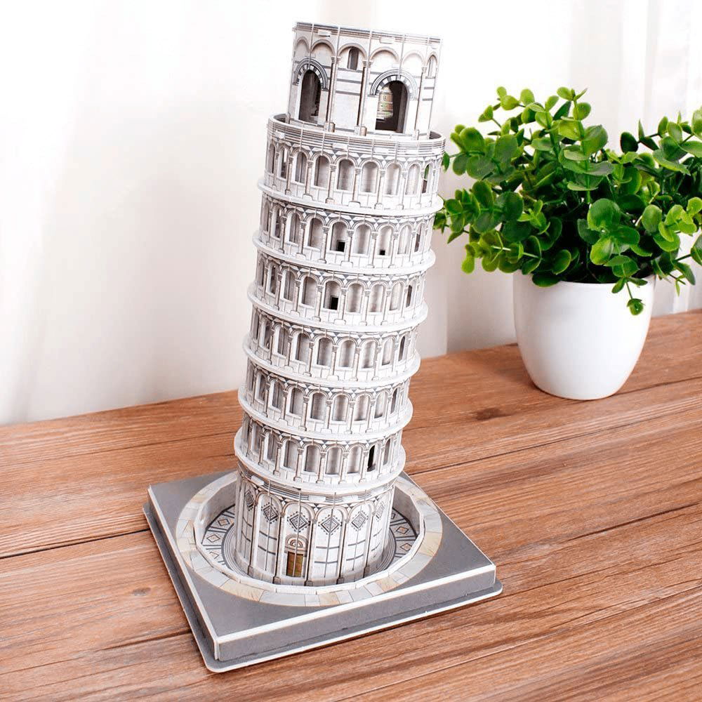 CUBICFUN WORLD´S GREAT ARCHITECTURE PUZZLE 3D LEANING TOWER OF PISA (27 PIEZAS) - IRION Juguetería - 