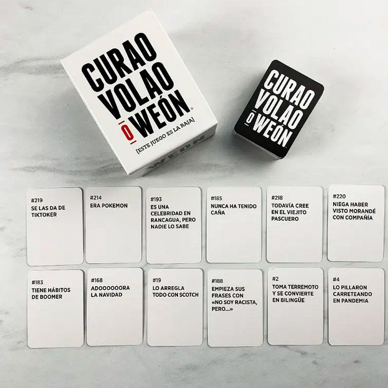 CURAO VOLAO O WEON | JUEGO DE MESA - IRION Juguetería - 