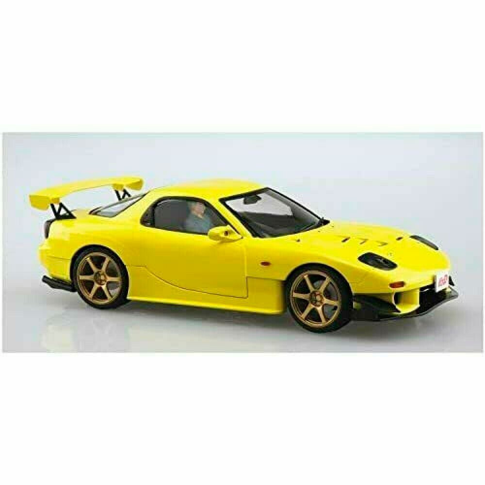 AOSHIMA INITIAL D KEISUKE TAKAHASHI FD3S RX-7 PROJECT D SPECIFICATIONS W/DRIVER FIGURE - IRION Juguetería - 