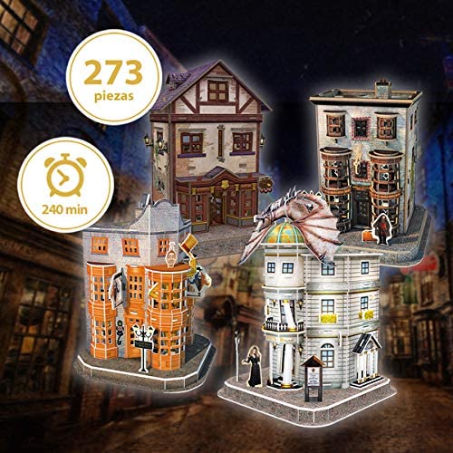 HARRY POTTER - DIAGON ALLEY SET CUBICFUN PUZZLE 3D