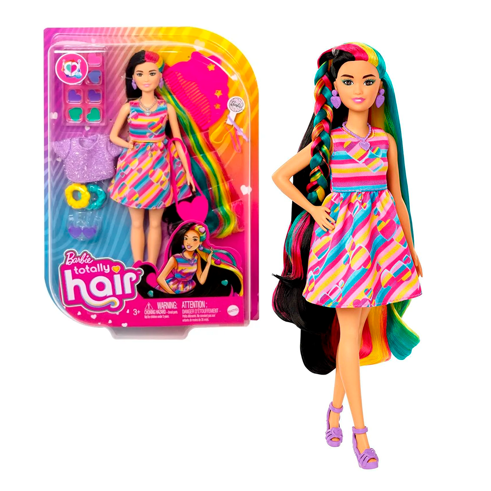 BARBIE CABELLO EXTRA LARGO FUN & FANCY HAIR ARCOIRIS | MATTEL
