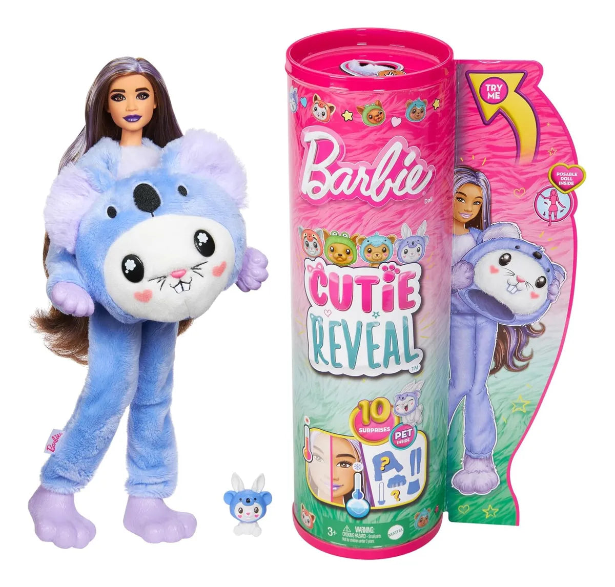 BARBIE CUTIE REVEAL DISFRAZ DE KOALA - MATTEL