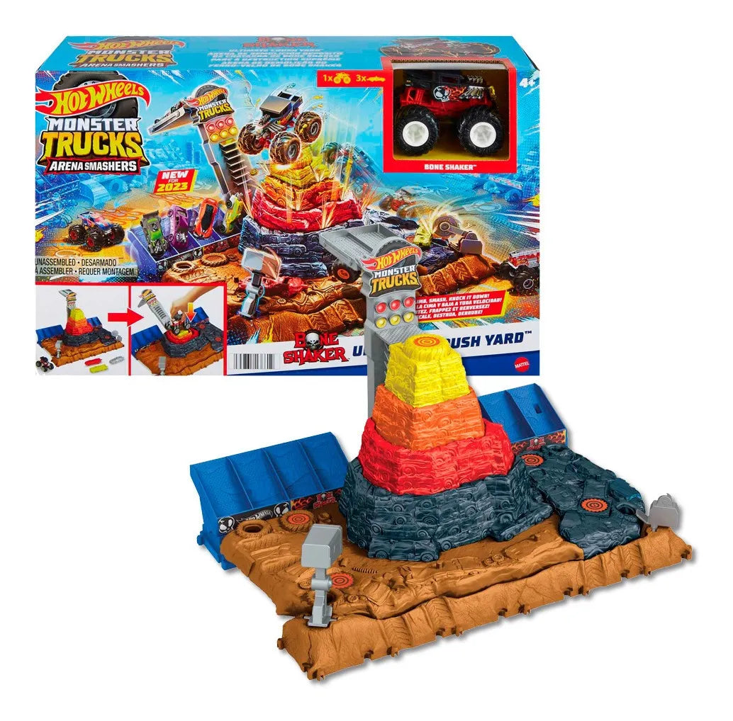 PISTA MONSTER TRUCKS ULTIMATE CRUSH YARD BONE SHAKER - MATTEL