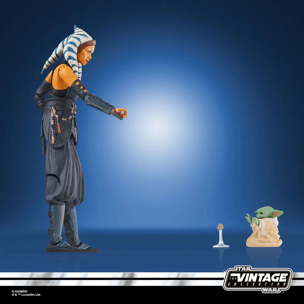 FIGURA AHSOKA TANO & GROGU THE VINTAGE COLLECTION I KENNER - IRION Juguetería - 