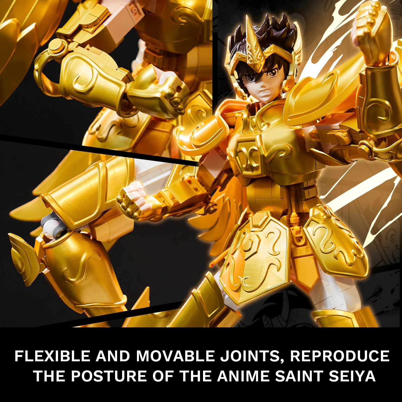 FIGURA AIOROS DE SAGITARIO SAINT SEIYA - PANTASY - IRION Juguetería - 