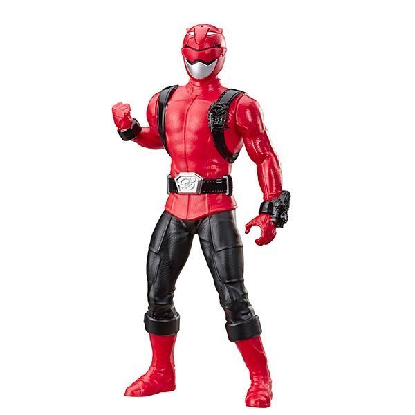 FIGURA BÁSICA POWER RANGERS BEAST MORPHERS RANGER ROJO - IRION Juguetería - 