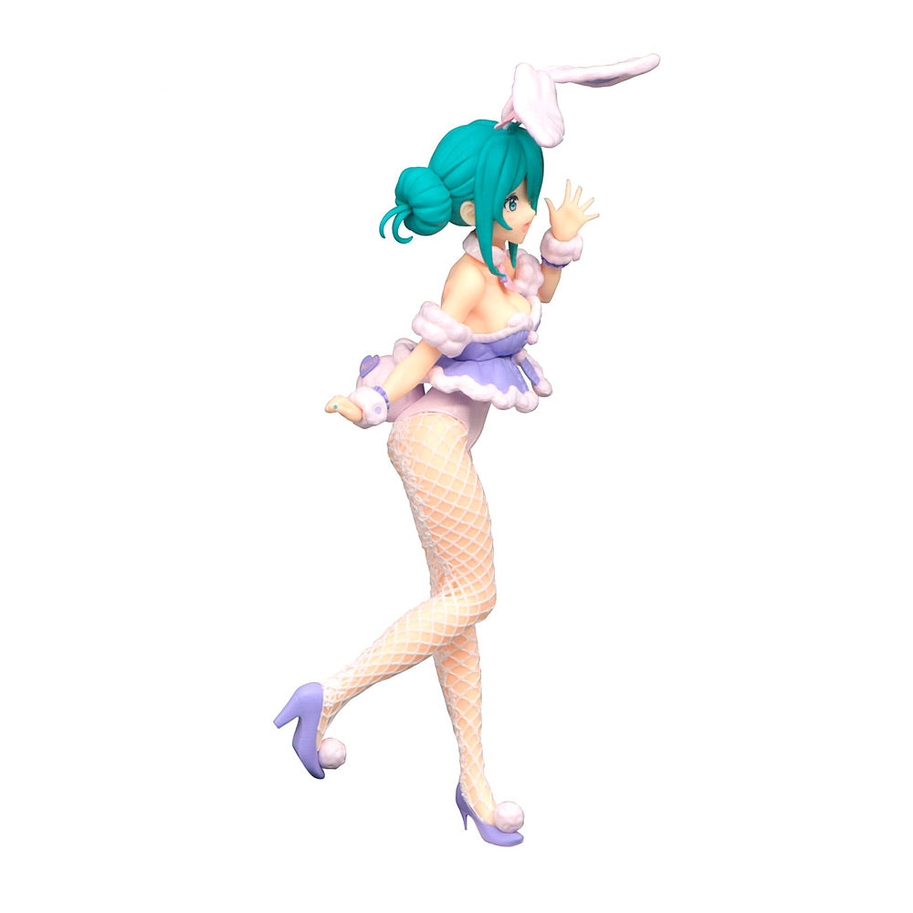 FIGURA BICUTE BUNNIES HATSUNE MIKU WHITE RABBIT PURPLE COLOR VER. - IRION Juguetería - 