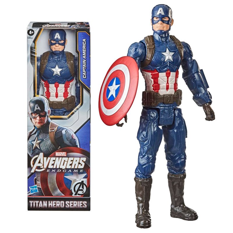 FIGURA CAPITÁN AMÉRICA TITAN HERO 30CM | AVENGERS - IRION Juguetería - 