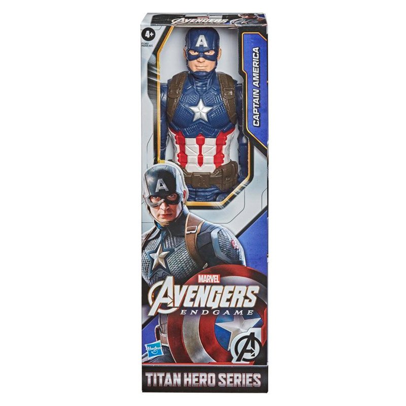FIGURA CAPITÁN AMÉRICA TITAN HERO 30CM | AVENGERS - IRION Juguetería - 
