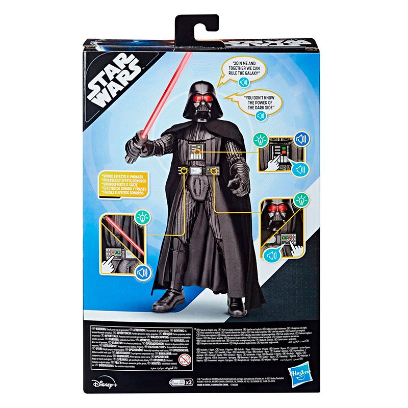 FIGURA DARTH VADER GALACTIC ACTION | STAR WARS - IRION Juguetería - 