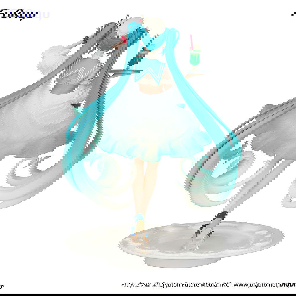 FIGURA EXCEED CREATIVE FIGURE HATSUNE MIKU SWEETSWEET SERIES MELON SODA FLOAT - IRION Juguetería - 