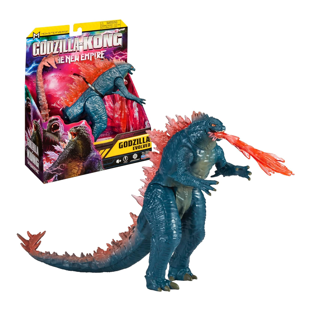 FIGURA GODZILLA EVOLVED HEAT RAY GODZILLA VS KONG | PLAYMATES - IRION Juguetería - 