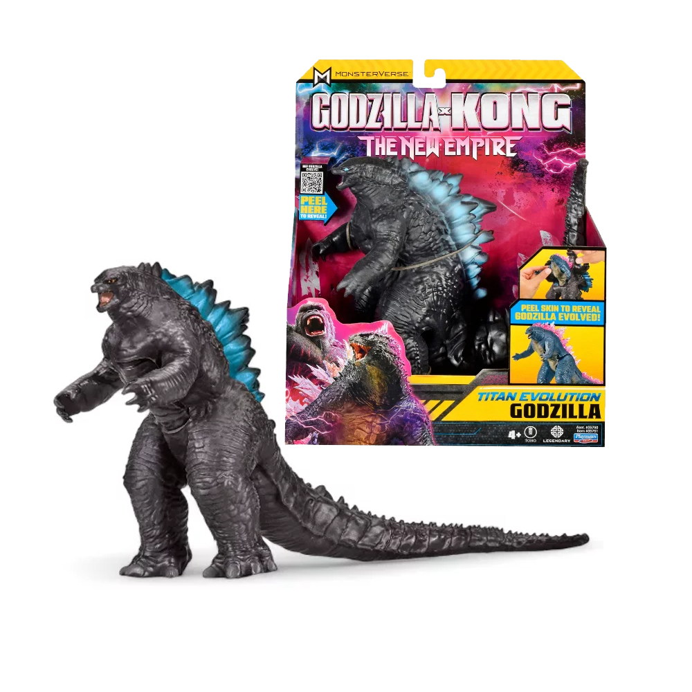 FIGURA GODZILLA TITAN EVOLUTION GODZILA VS KONG | PLAYMATES - IRION Juguetería - 
