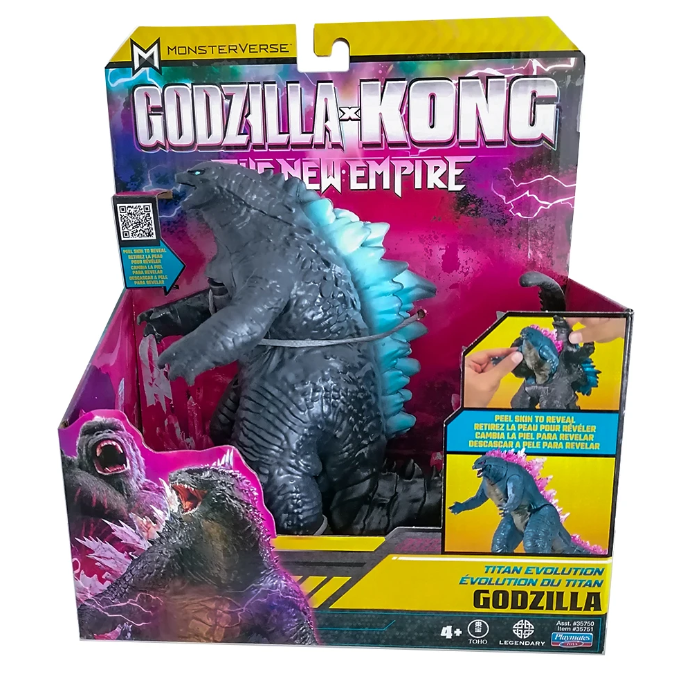 FIGURA GODZILLA TITAN EVOLUTION GODZILA VS KONG | PLAYMATES - IRION Juguetería - 
