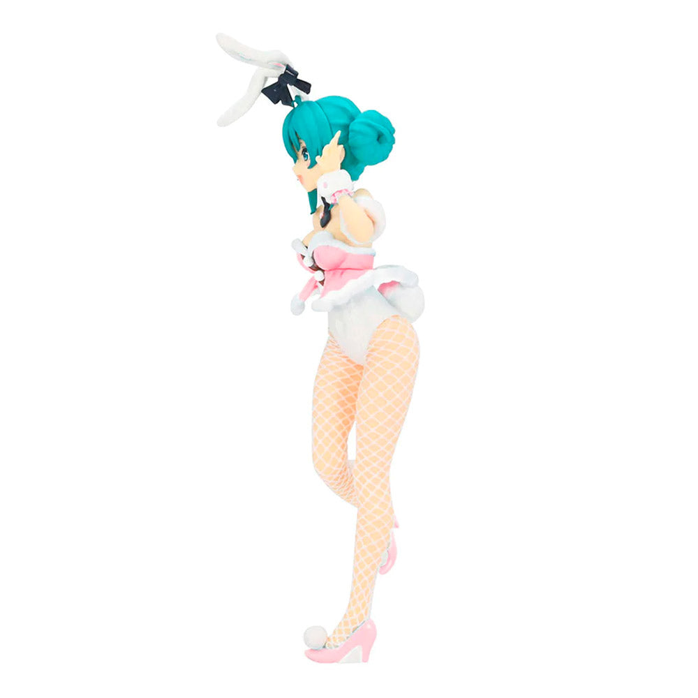 FIGURA HATSUNE MIKU WHITE RABBIT BABY PINK BICUTE| FURYU - IRION Juguetería - 