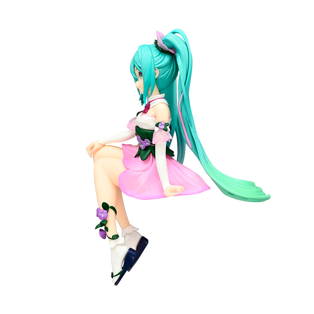 FIGURA NOODLE STOPPER HATSUNE MIKU FLOWER FAIRY MORNING GLORY PINK COLOR VER.