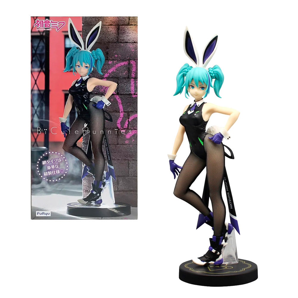 FIGURA BICUTE BUNNIES HATSUNE MIKU STREET VIOLET COLOR VER.