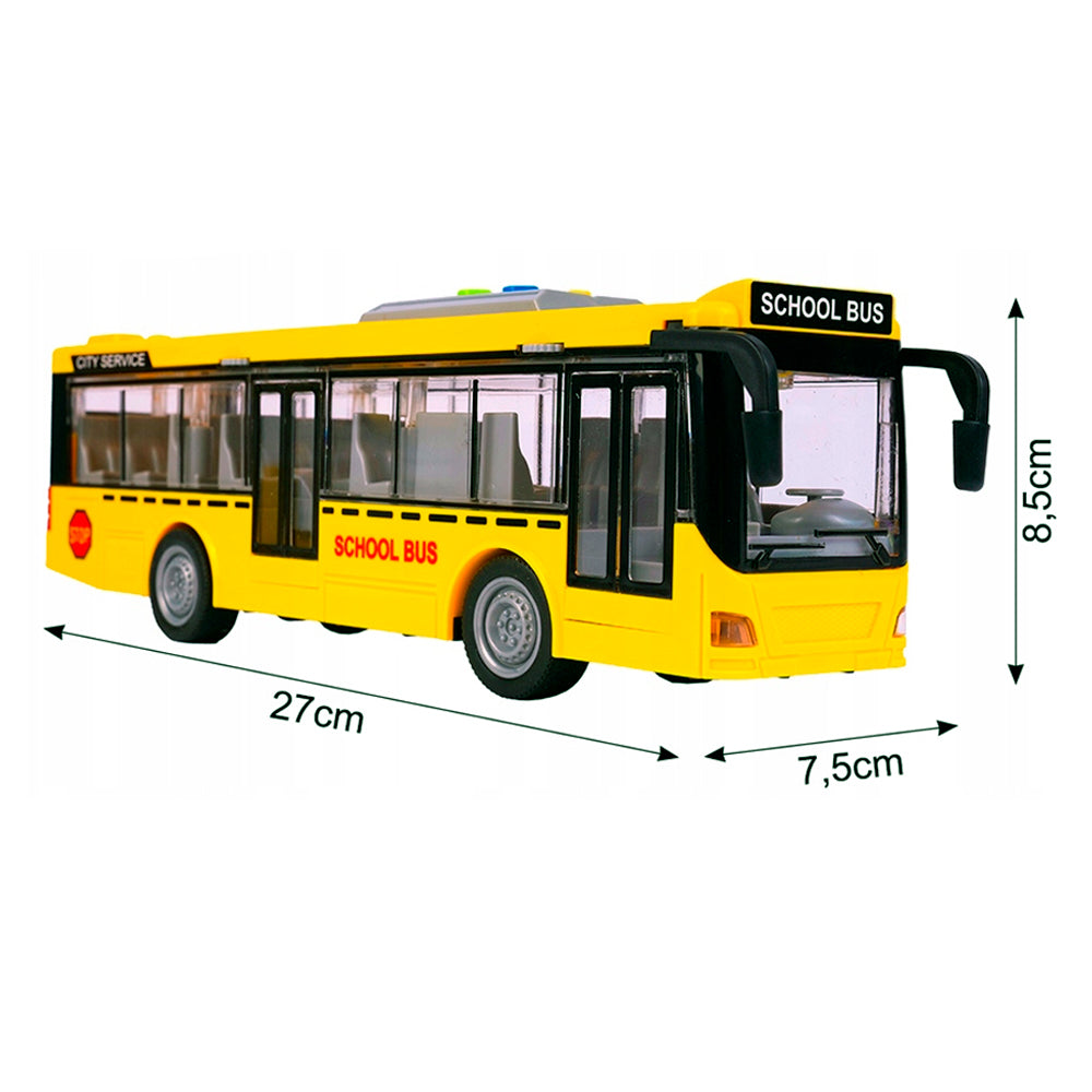 VEHÍCULO BUS ESCOLAR AMARILLO ELECTRÓNICO