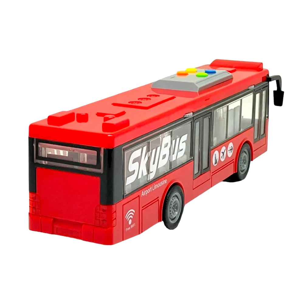 VEHÍCULO BUS TURÍSTICO ROJO ELECTRÓNICO