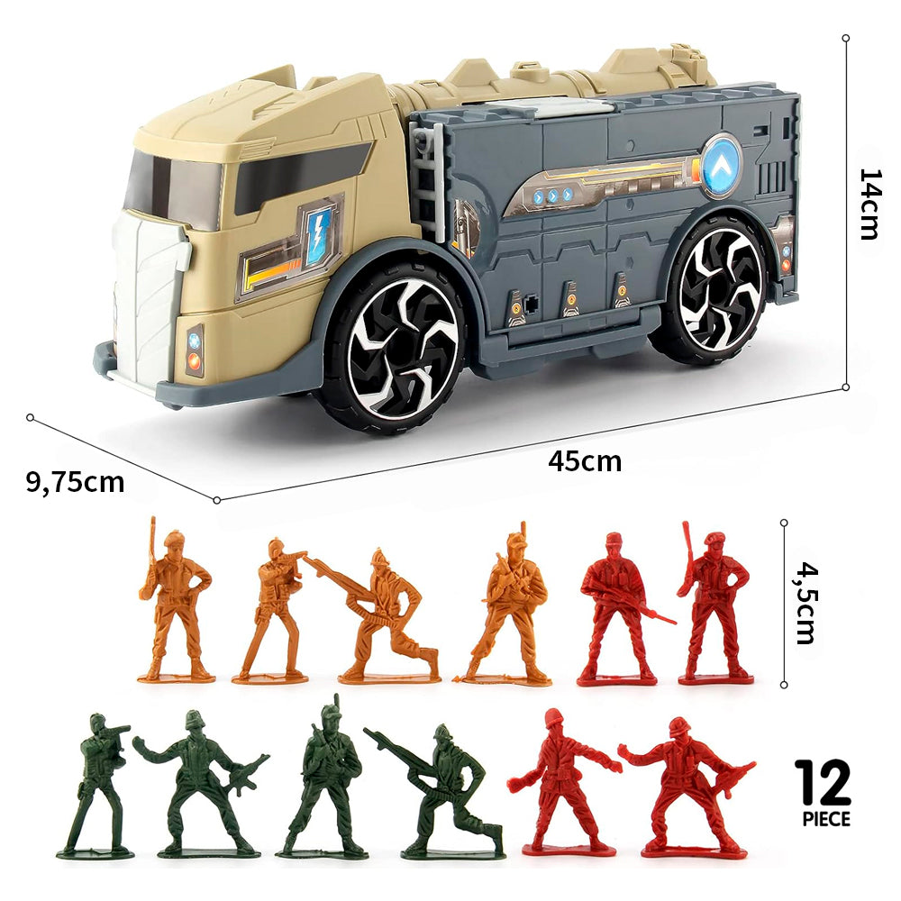 VEHÍCULO CAMIÓN DE TRANSPORTE MILITAR