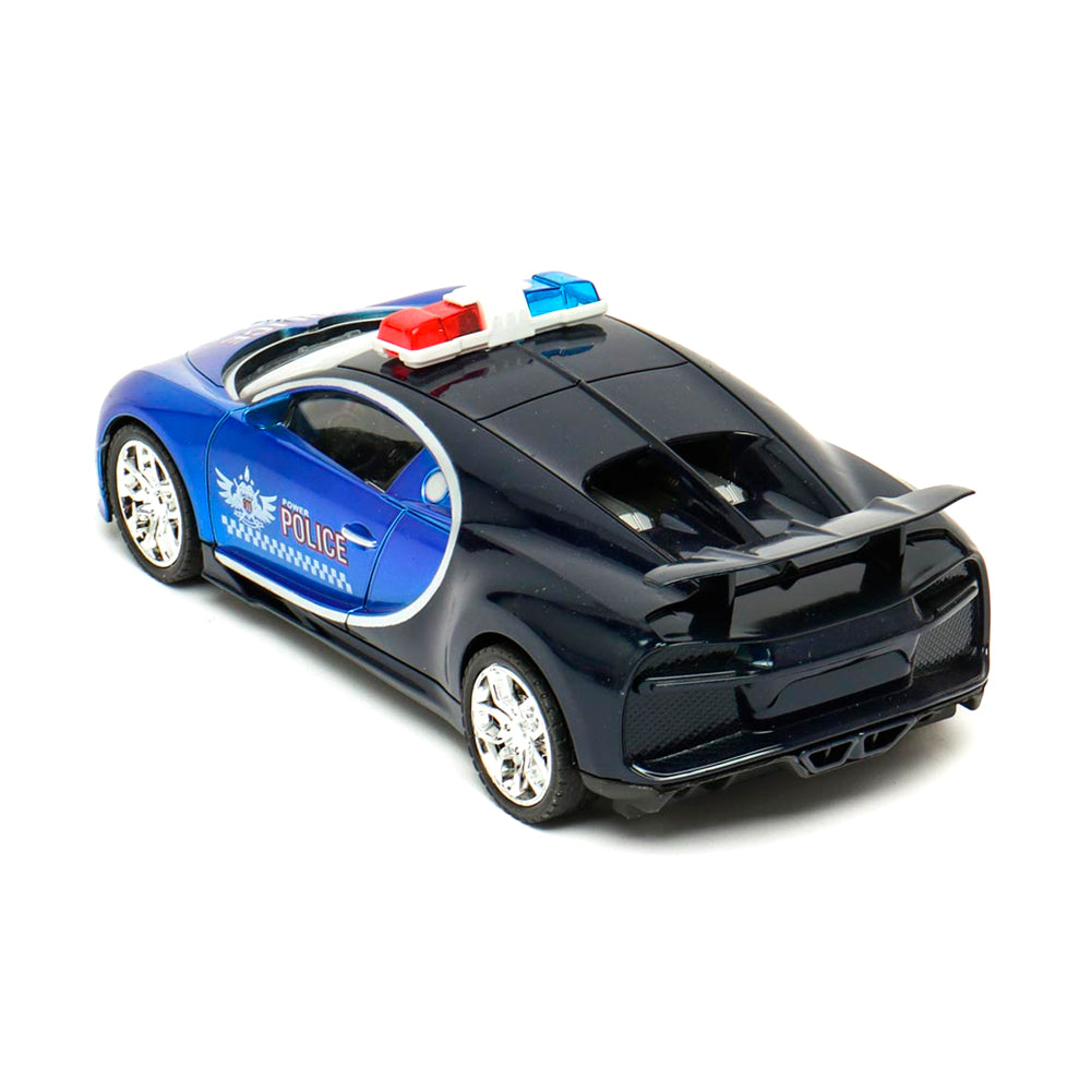 VEHÍCULO PATRULLA POLICIAL RADIO CONTROL NEGRA