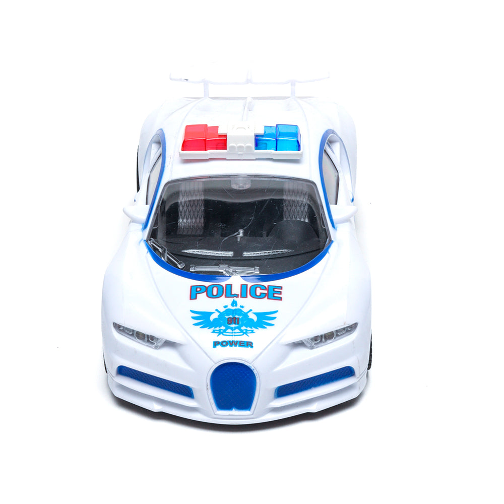 VEHÍCULO PATRULLA POLICIAL RADIO CONTROL BLANCA