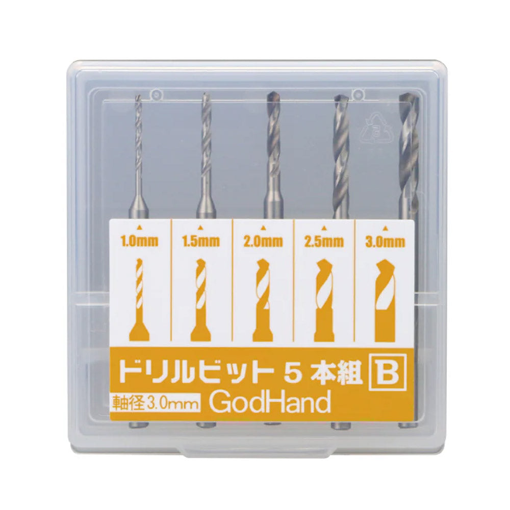 GODHAND DRILL BIT SET OF 5 (B) PUNTAS