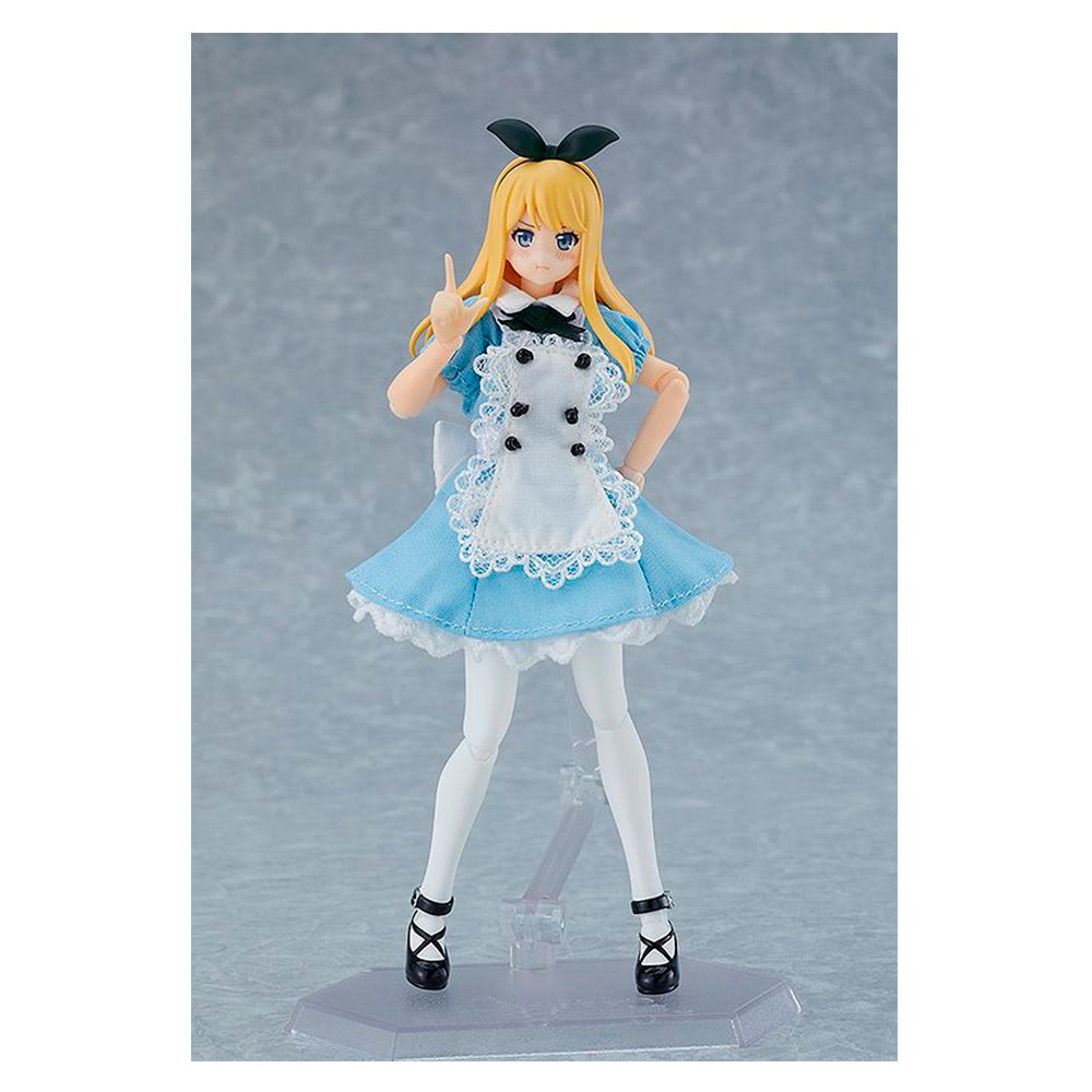 FIGURA FIGMA FEMALE BODY (ALICE) WITH DRESS AND APRON OUTFIT 598