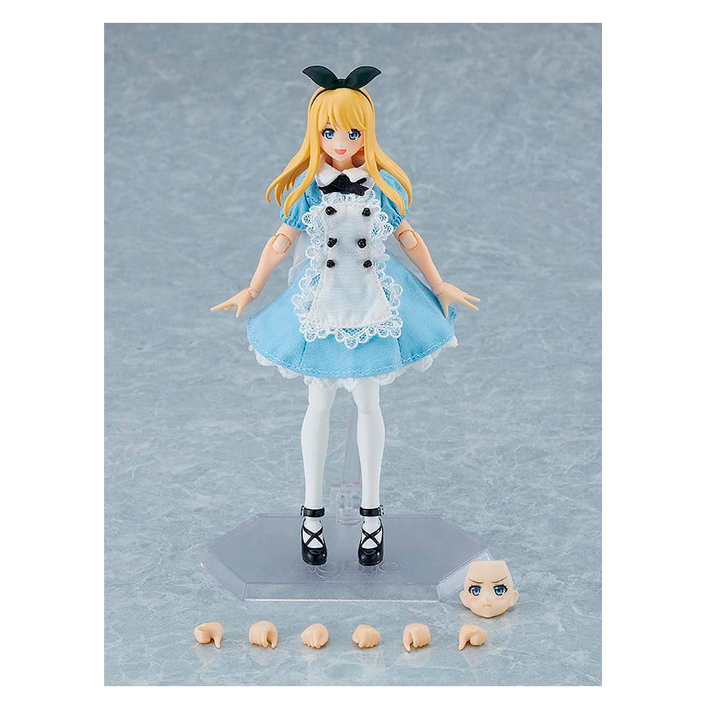 FIGURA FIGMA FEMALE BODY (ALICE) WITH DRESS AND APRON OUTFIT 598