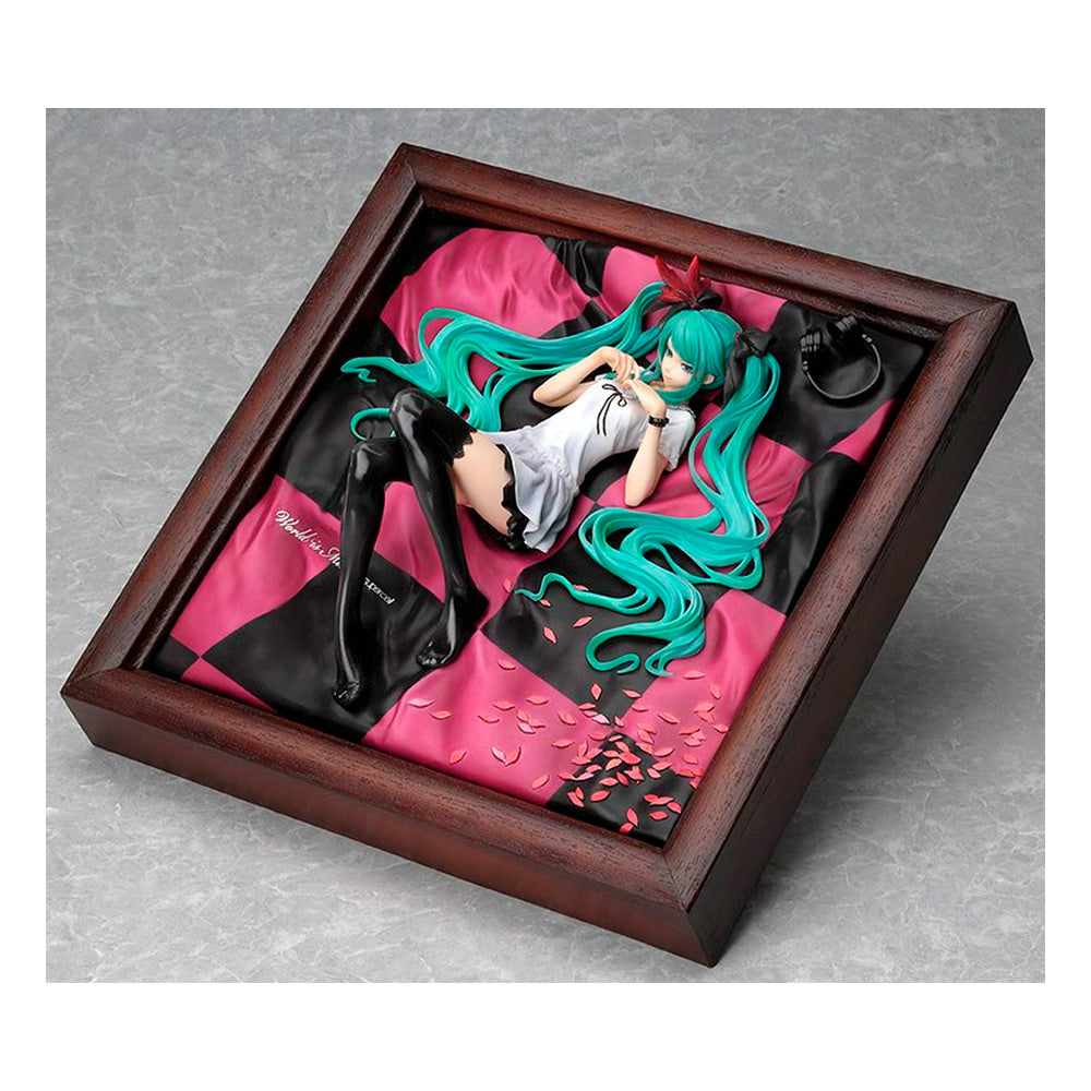 FIGURA SUPERCELL FEAT. HATSUNE MIKU WORLD IS MINE (BROWN FRAME) 1/8