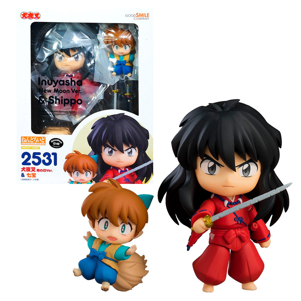 FIGURA NENDOROID INUYASHA NEW MOON VER AND SHIPPO 2531