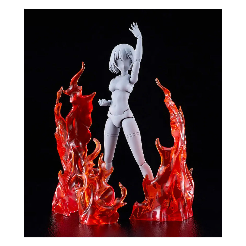 MAQUETA THE SIMPLE EFFECT FLAMES RED