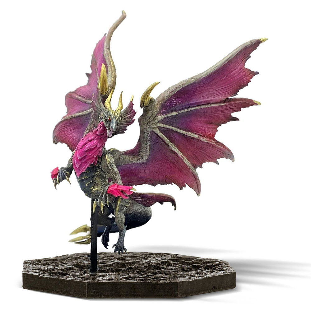 FIGURA MONSTER HUNTER CUBE SILVER DUKE DRAGON MALZENO