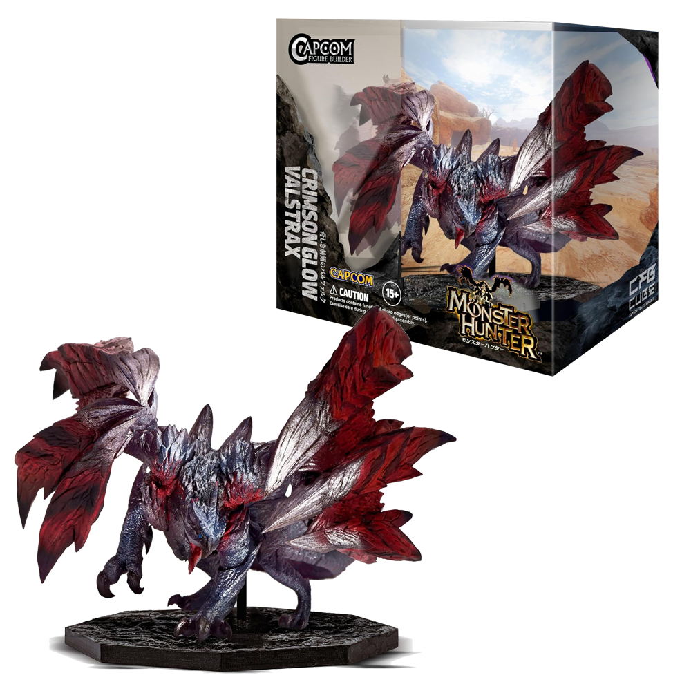 FIGURA MONSTER HUNTER CUBE CRIMSON GLOW VALSTRAX