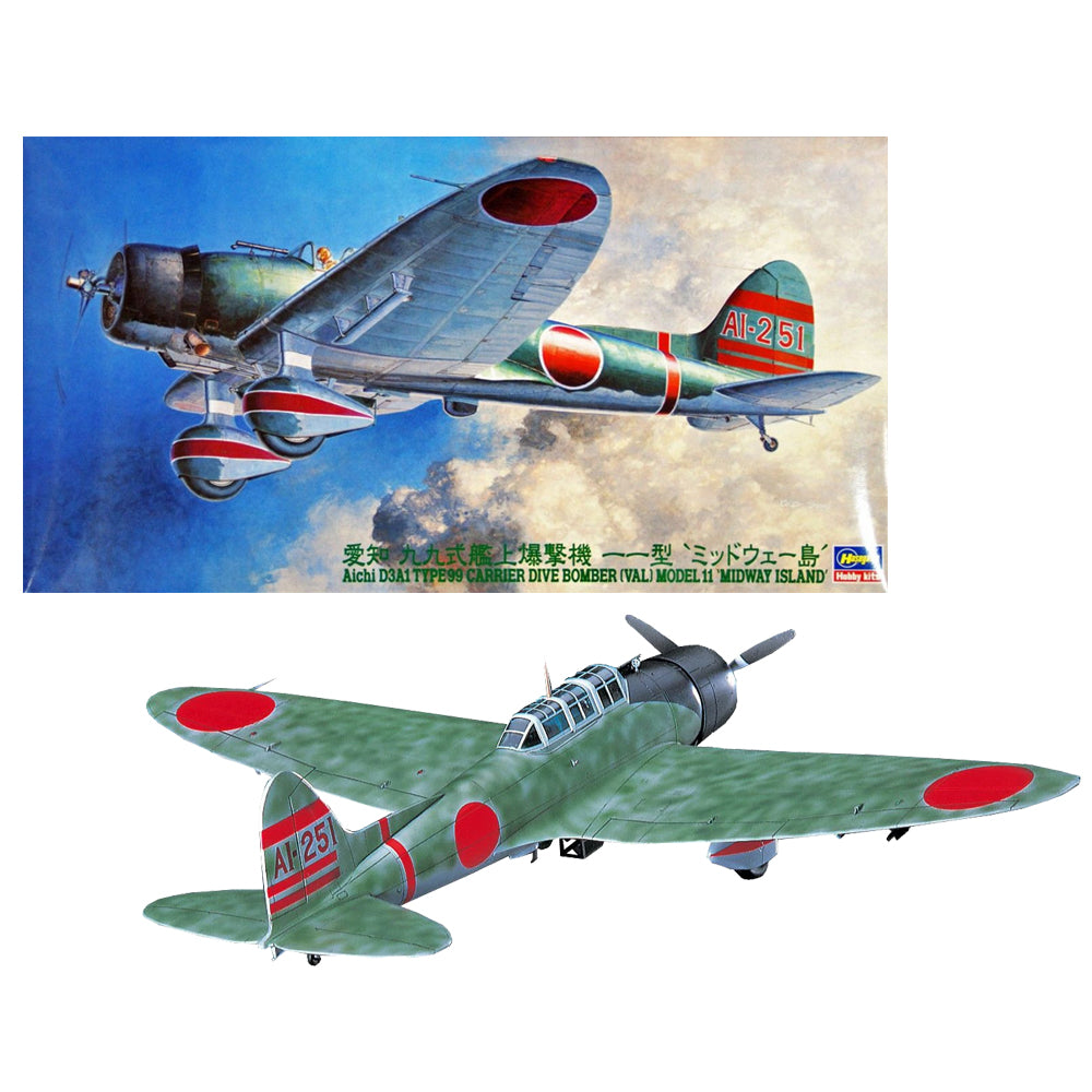 MAQUETA AICHI D3A1 TYPE 99 CARRIER DIVE BOMBER (VAL) MODEL 11 'MIDWAY ISLAND'