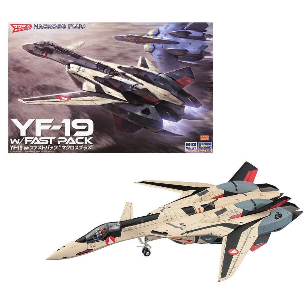 MAQUETA MACROSS PLUS YF-19 W/FAST PACK